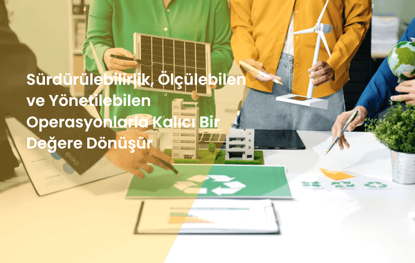Sürdürülebilirlik, Ölçülebilen ve Yönetilebilen Operasyonlarla Kalıcı Bir Değere Dönüşür